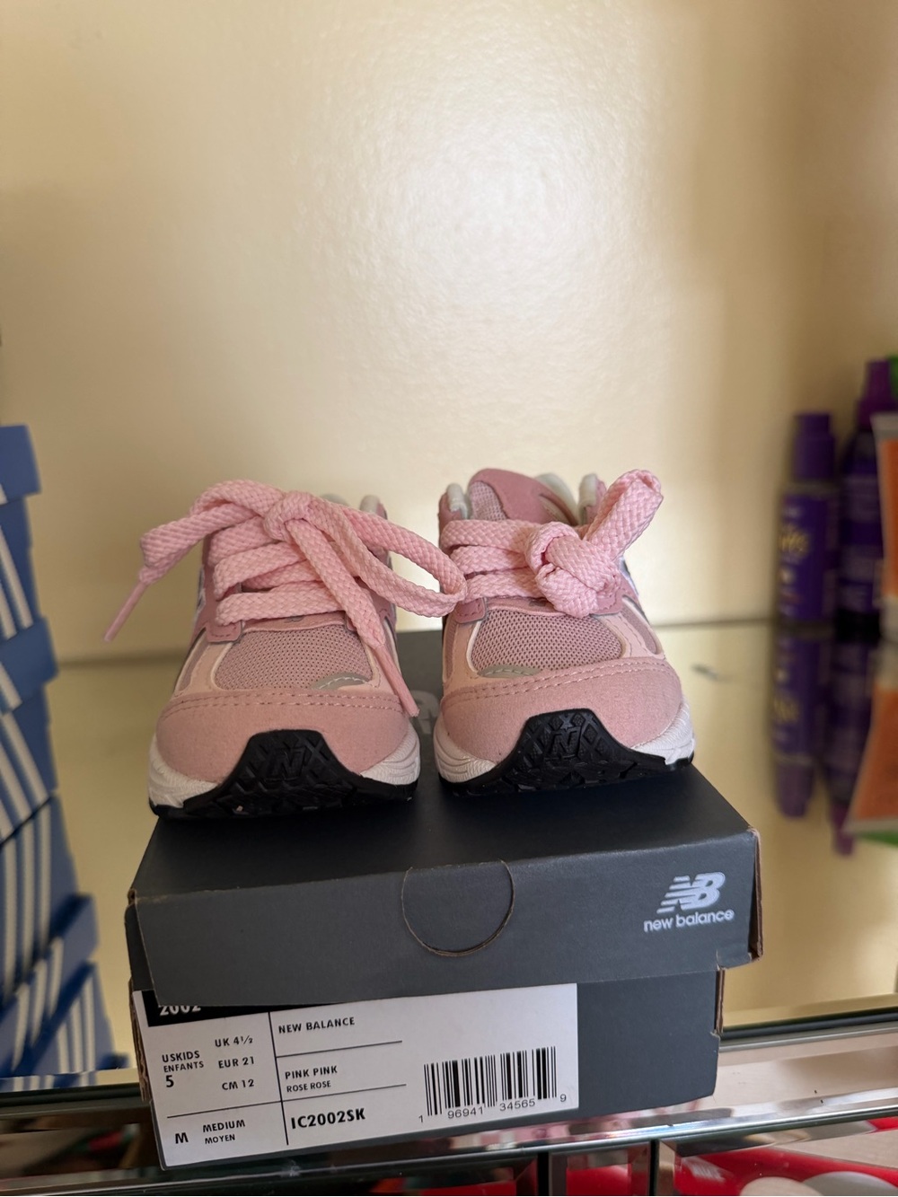 New Balance Kids Pink Sneakers